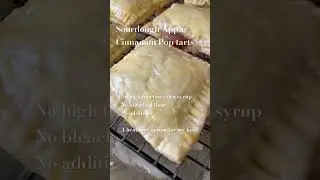 🍎🍏 Sourdough Apple Cinnamon Pop Tarts. #noadditives #sourdough #poptarts #homemade #radharcranch