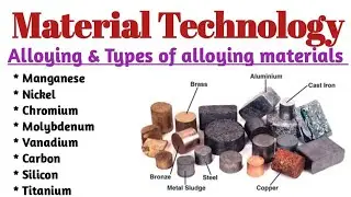 Alloying ll Different types of alloying materials ll Material Technology ll Mech. Engg.