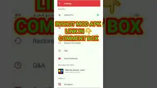 How to download inshot mod apk | link in comment box| #shorts,#viralshorts