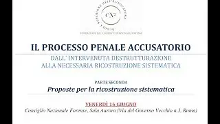 Il processo penale accusatorio (Pom.)