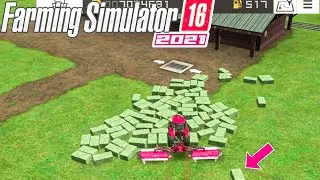 Fs 16, 100 hay bales collect by mover in farming simulator 16, Timelapse