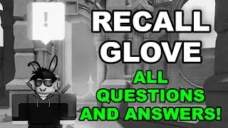 Slap Battles - ALL QUESTIONS and ANSWERS for RECALL GLOVE + 