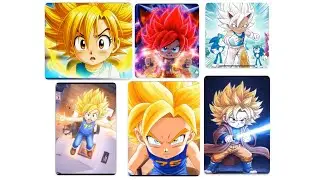 Le&oacute;n transformation mega compilation evolution 👦 ⚡️ #dragonball #aivideo #sonic #supersonic #ai 