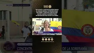 &ldquo;No vamos a aceptar injerencismos ni intervenciones militares en Colombia&rdquo; Carolina Corcho