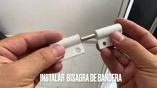 Instalar bisagra de bandera