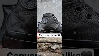 converse CT All Star leather full black‼️#converse #shoes #sneakers #fashion #viral #allstar #short