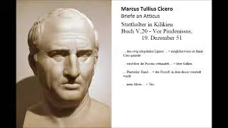Cicero an Atticus V,20-21 - Statthalter in Kilikien