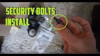How to Install Snap Off Security Bolts