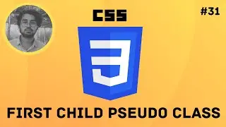 First Child Pseudo Class CSS tutorials for beginners #31