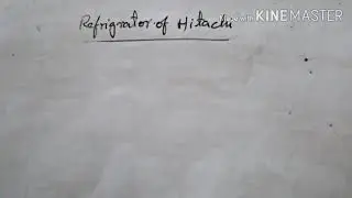 Refregrator (Hitachi) error codes
