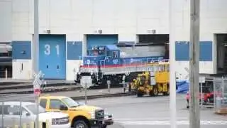 MNR Rebuilt/Repainted GP35R #107 @ Croton Locomotive Shops