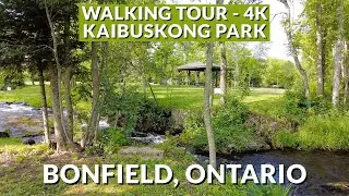 Exploring Bonfield, Ontario: 4K Drive & Kaibuskong Park Walk | Scenic Road Trip Adventure