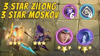 3 STAR ZILONG AND 3 STAR MOSKOV !! HARPER SKILL 1 | MLBB MAGIC CHESS