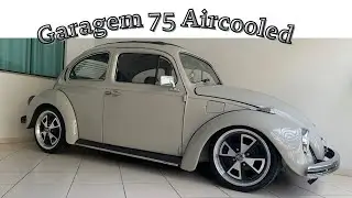 Tirei os adaptadores e as rodas 15 e coloquei as 17 no fusca.
