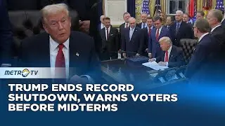 Trump Signs Funding Bill, Slams Democrats Over Shutdown