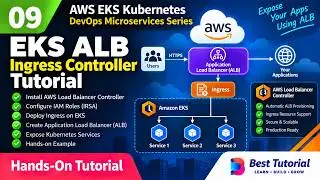 🔥 09 ALB Ingress Install on AWS EKS Cluster 🚀#aws #eks #ebs #kubernetes