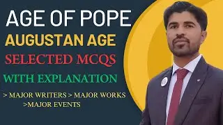 Augustan Age Mcqs Age of Pope Mcqs #16thTo20thCenturyEnglishLiterature #englishlecturer #english