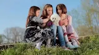 Kids Play with Cute White Puppy | Fun and Adorable Moments