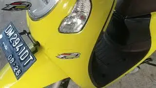 Full wrapp yellow carbon scoopy // bungkus sticker full scoopy 2021