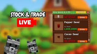 GROW A GARDEN STOCK AND TRADE 24/7 🔴 LIVE #roblox #growagarden #live #shorts