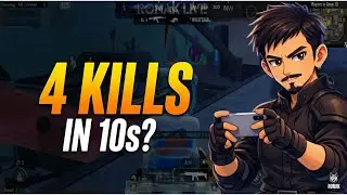 GOD LEVEL LANDING! 😱 4 Kills in 10 Seconds? | Perfect Reflexes