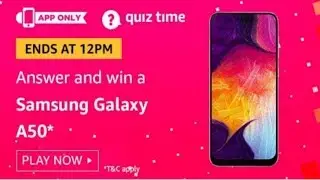 Amazon quiz answer today,  10 July 2019