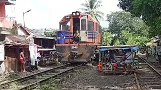 GE U10B DEL 2540 DMT ARRIVING AT SIPOCOT STATION 10/29/2025