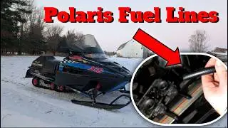 Утечка топлива из снегохода Polaris &mdash; замена топливопроводов.