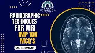 MRI Techniques MCQ | #radiology #radiography #mrimcq #mri #mriscan #mritechniques #nmr #fmri  #xray