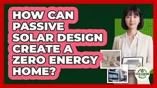 How Can Passive Solar Design Create A Zero Energy Home? - Eco Home Blueprint