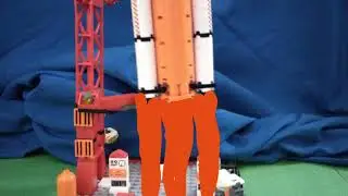 Lego Artemis 2 Launch