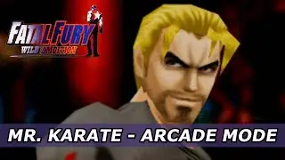 Fatal Fury: Wild Ambition - Mr. Karate (Ryo S.) - Arcade Mode/1080p 60fps - Widescreen Hack/ePSXe
