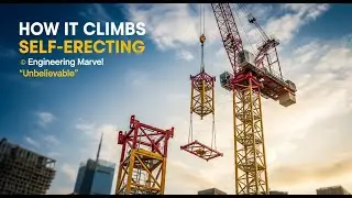 How Tower Cranes Build Themselves (Self-Erection Explained) &ndash; Step-by-Step Construction Engineering