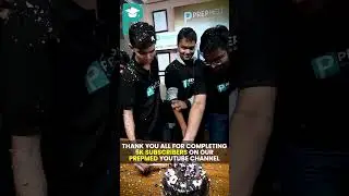 5000 Subscriber celebration at PrepMed corporate office #prepmed #neet #bestcoaching #ashortaday