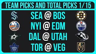 NHL Picks Today 1/15/26 NHL Picks and Predictions