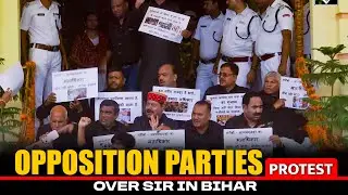 LIVE: Opposition Parties protest outside Bihar Assembly over SIR | Bihar Assembly Session 2025