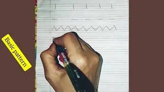 Basic Pattern To Teach your kid Before Writing ABC|ABC practice fir kids | learn ABC