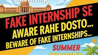 FAKE INTERNSHIP SCAM  Exposed || Winter & Summer Internships#viral#trending#intership#fake#