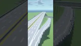 Minecraft Timelapse! | Highway Service Interchange
