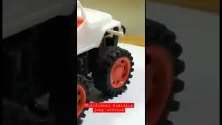 modifikasi miniatur jeep offroad
