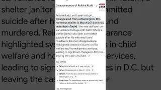 Where is Relisha Rudd? #JusticeForRelishaRudd #FindRelishaRudd 💜
