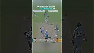 Rizwan vs Rabada 💀 #cricket #shorts