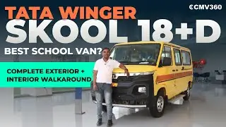 MIND-BLOWING Features of the Tata Winger Skool Bus Full Walk around review.