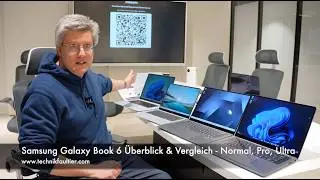 Samsung Galaxy Book 6 &Uuml;berblick & Vergleich - Normal, Pro, Ultra
