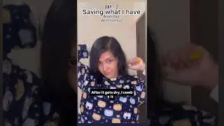 Day 2 of saving my Hair| living with androgenetic aleopacia|FPHL| #androgeneticalopecia #haircare