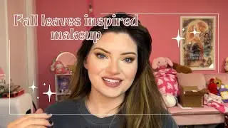 Fall Leaves Inspired Makeup Look 🍁 | Autumn Eyeshadow Tutorial | Fall Glam 2025