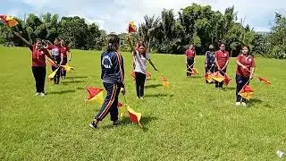 simulasi pertama dengan Materi Latihan Semaphore di tingkat siaga