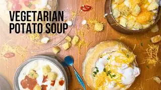 The Easiest Extra Creamy Vegetarian Potato Soup