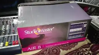 Studio Master Air 8u Mixer Unboxing And Review #shivanisoundandgames