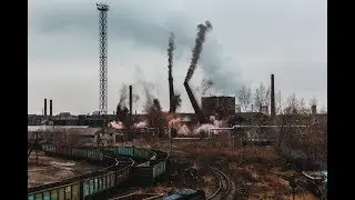 Снос труб завода 